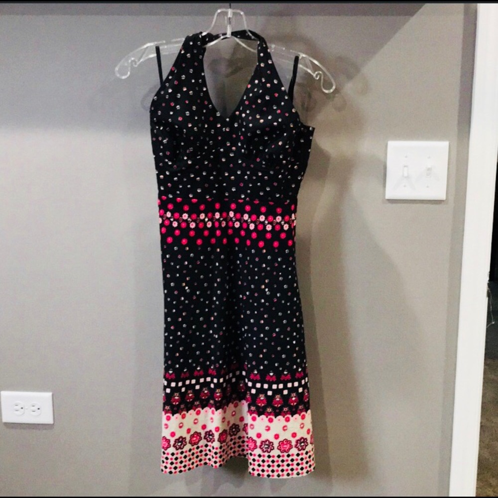 Embellished dress, pink dress. Floral dress size Small embellished flowers pink - Picture 5 of 11